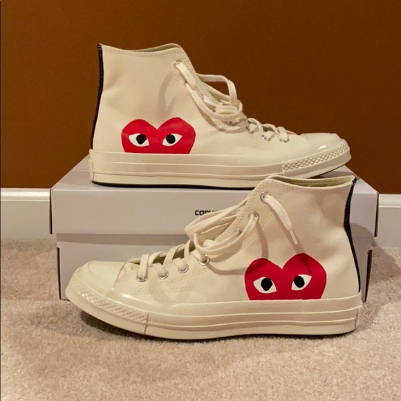 cdg converse poshmark